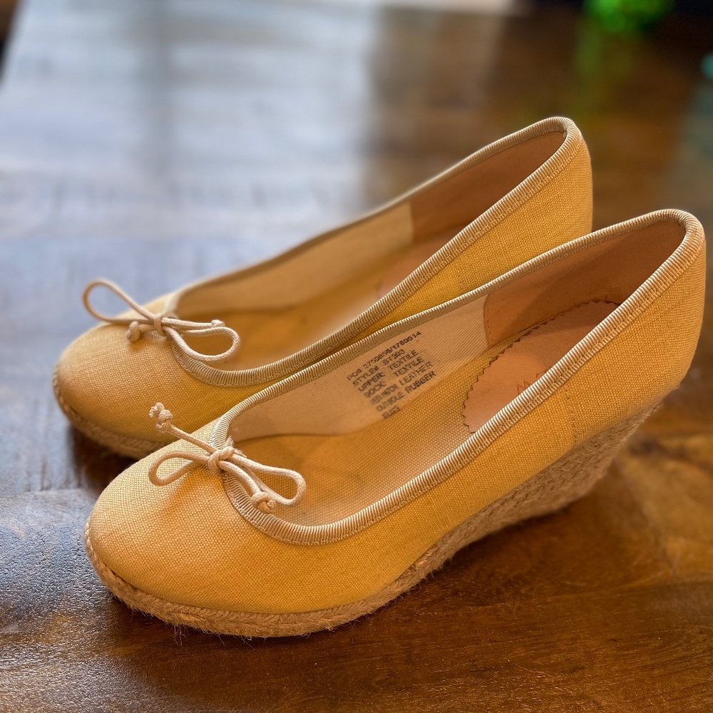 J. Crew Seville Espadrille Ballet Pump/Wedge Size 6.5